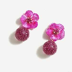 🎉J.Crew🎉Tropical pavé drop earrings🎉🎉🎉